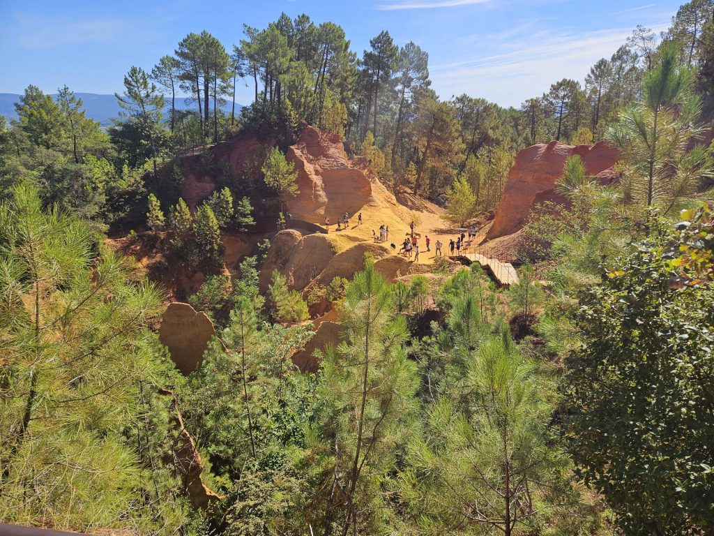 colorado en francia. rustrel